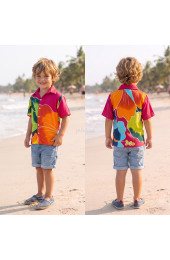 Hand Painted Rayon Kids Shirt